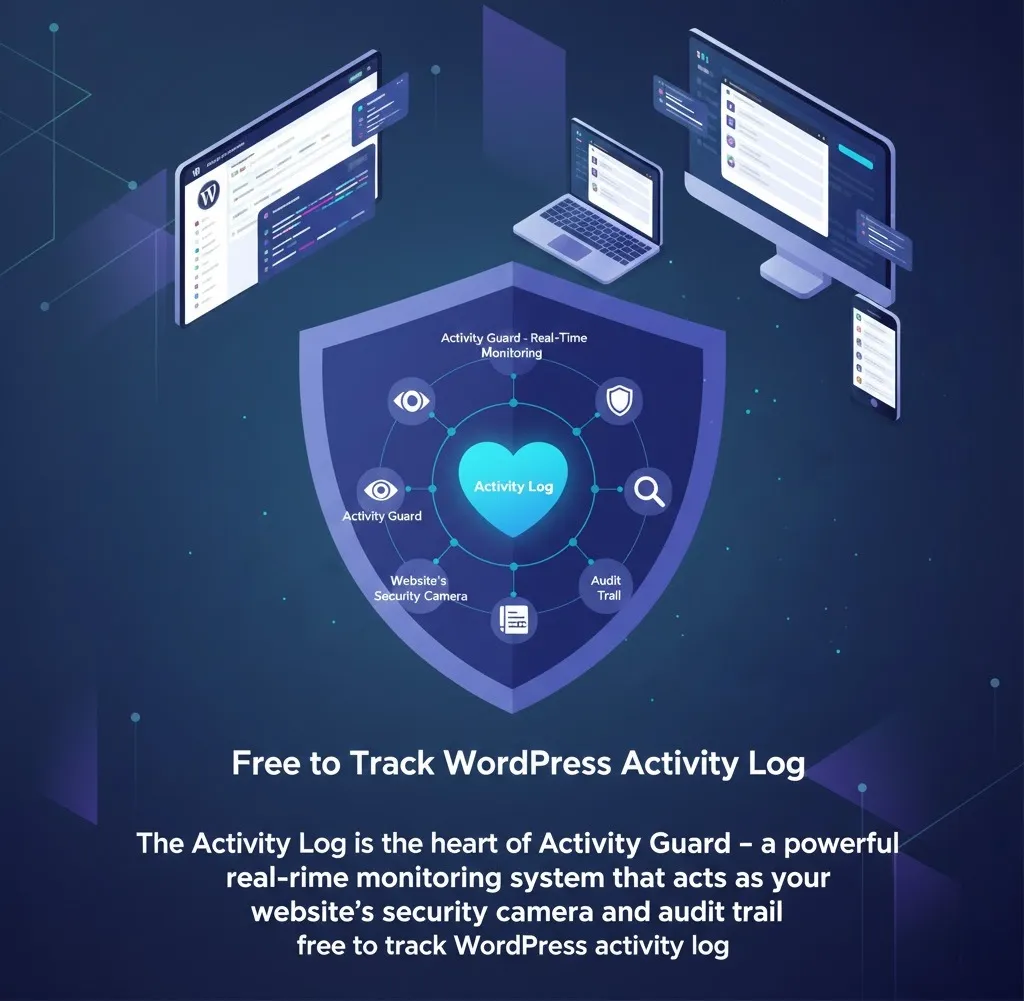 Activity Log is the heart of Activity Guard WordPress Activity Log Monitor Users, Security & Site Changes