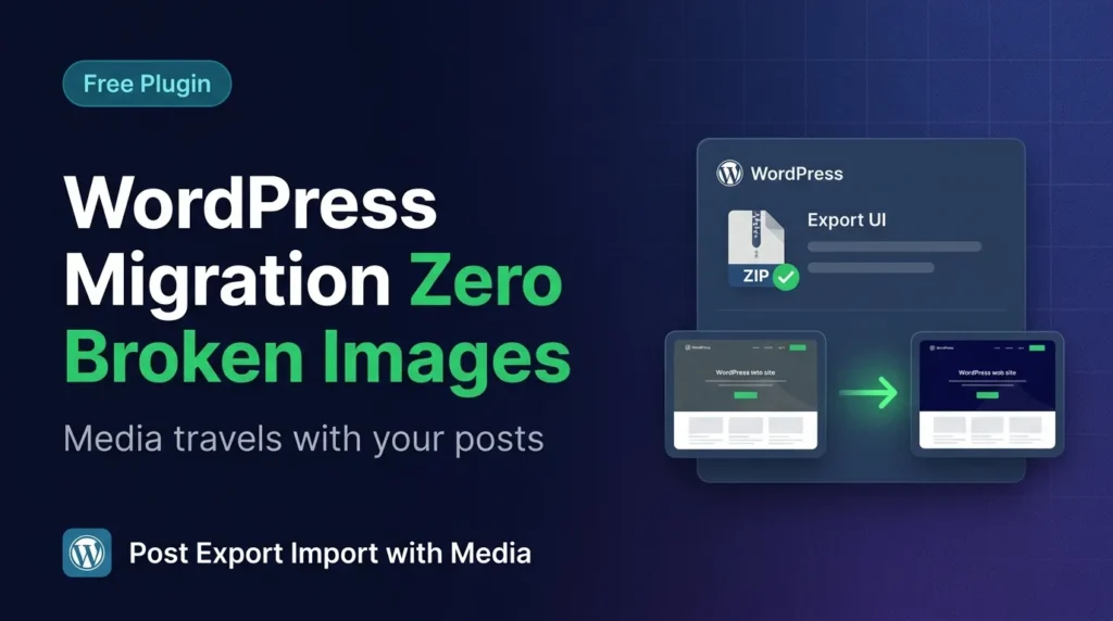 WordPress Export Import Plugin: 7 Powerful Reasons Ours Dominates the Competition WordPress export import plugin dashboard with real-time progress tracking